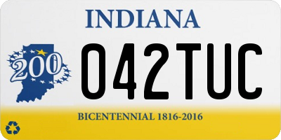 IN license plate 042TUC