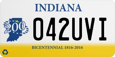IN license plate 042UVI
