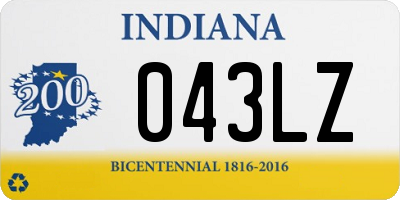 IN license plate 043LZ