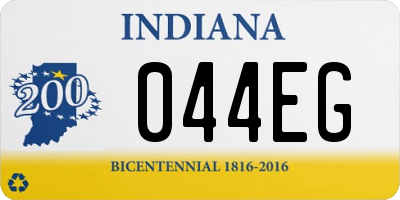 IN license plate 044EG