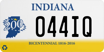 IN license plate 044IQ