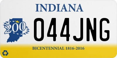 IN license plate 044JNG