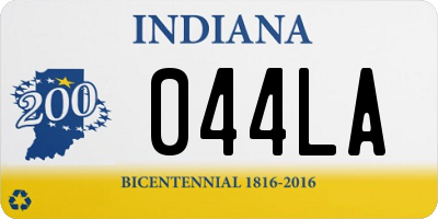 IN license plate 044LA