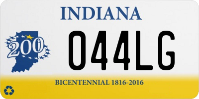 IN license plate 044LG