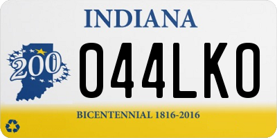 IN license plate 044LKO