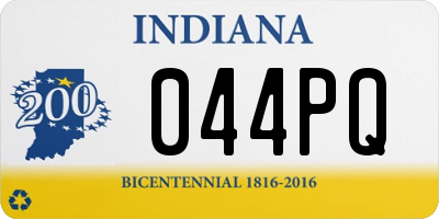 IN license plate 044PQ