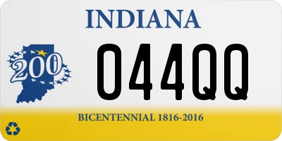 IN license plate 044QQ