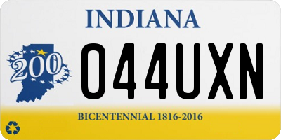 IN license plate 044UXN