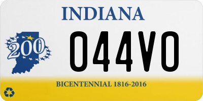 IN license plate 044VO