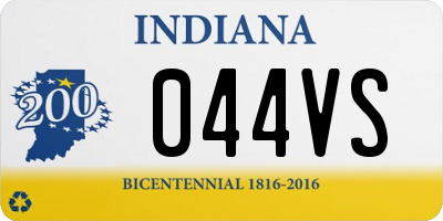 IN license plate 044VS