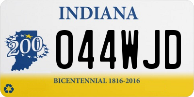 IN license plate 044WJD