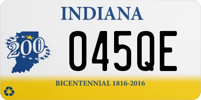 IN license plate 045QE