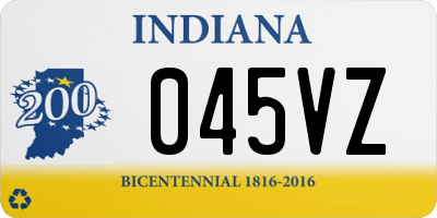 IN license plate 045VZ