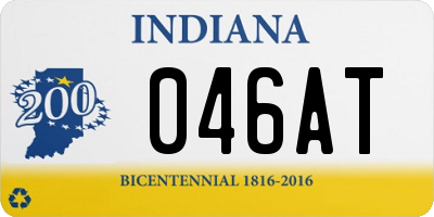 IN license plate 046AT