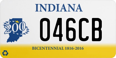 IN license plate 046CB