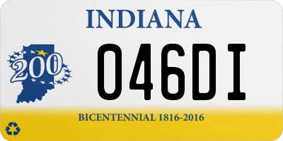 IN license plate 046DI