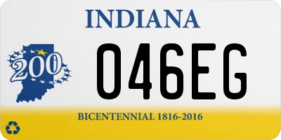 IN license plate 046EG