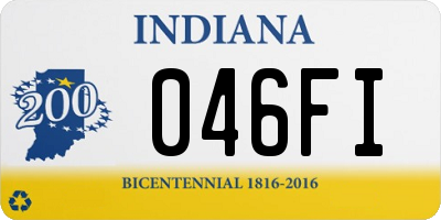 IN license plate 046FI