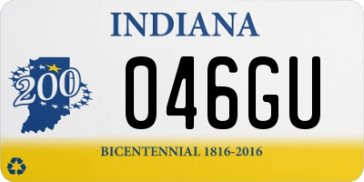 IN license plate 046GU