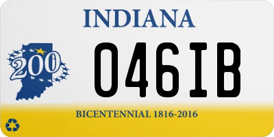 IN license plate 046IB