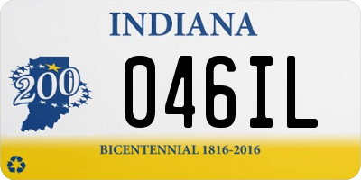 IN license plate 046IL