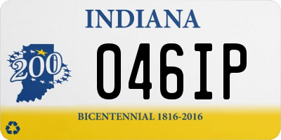 IN license plate 046IP