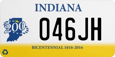 IN license plate 046JH