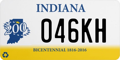 IN license plate 046KH