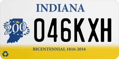 IN license plate 046KXH