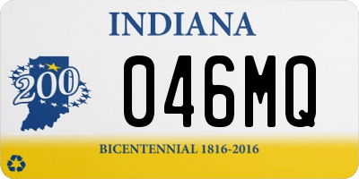 IN license plate 046MQ