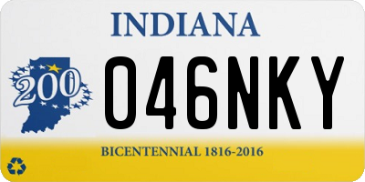 IN license plate 046NKY