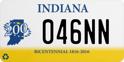 IN license plate 046NN