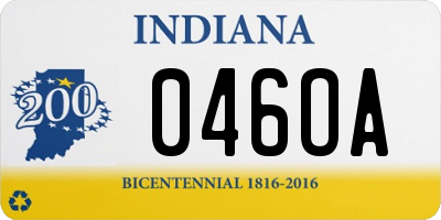 IN license plate 046OA