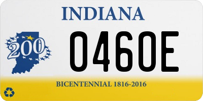 IN license plate 046OE