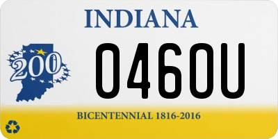 IN license plate 046OU