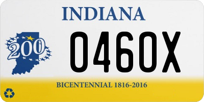 IN license plate 046OX