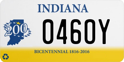 IN license plate 046OY