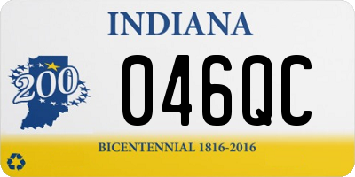 IN license plate 046QC