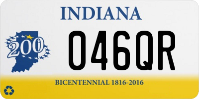 IN license plate 046QR