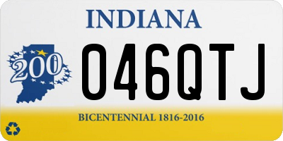 IN license plate 046QTJ