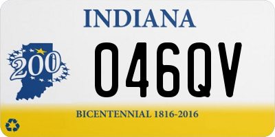 IN license plate 046QV