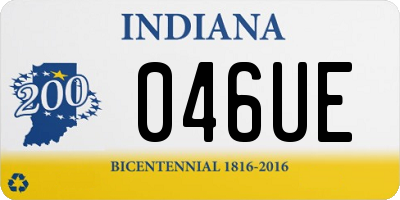 IN license plate 046UE