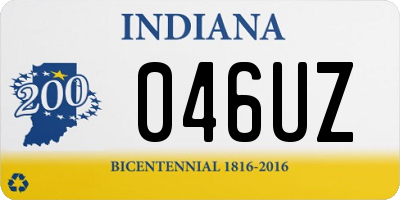 IN license plate 046UZ