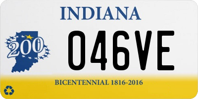 IN license plate 046VE