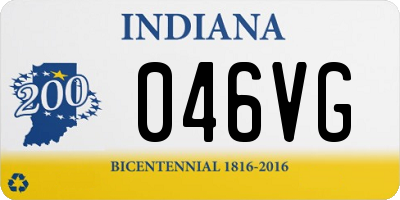 IN license plate 046VG