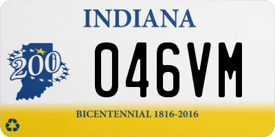 IN license plate 046VM