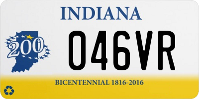 IN license plate 046VR