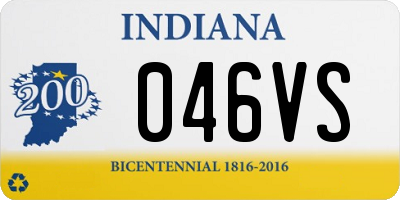 IN license plate 046VS