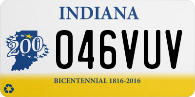 IN license plate 046VUV
