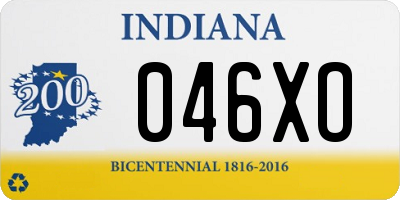 IN license plate 046XO